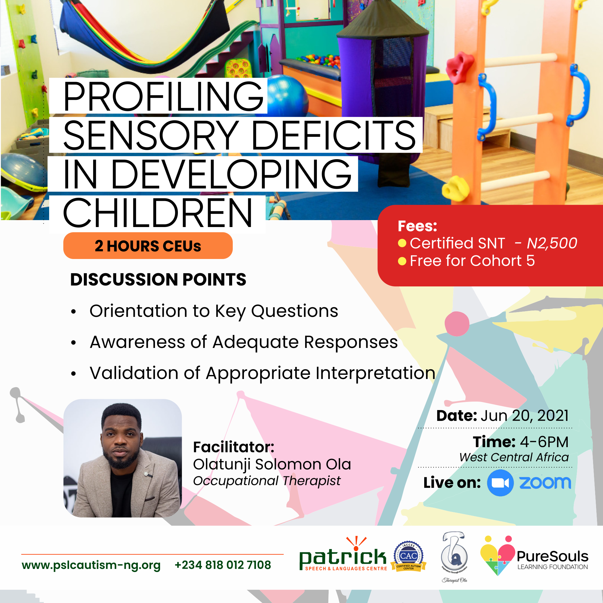 Profiling Sensory Deficits In Developing Children
